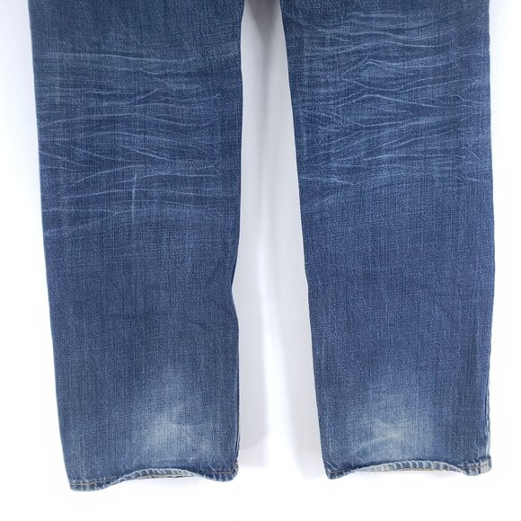 American Eagle Denim Jeans Mens Size 28/30 Relaxed Straight Blue - Picture 5 of 8